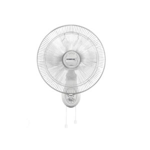 Delmege Wall Fan Pearl White Sweep 16 Inch (400mm) -