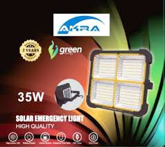 Akra Solar Emergency Light 35W 2 years warranty