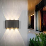 Akra 6W Side outdoor Indoor LED Wall Lamp
