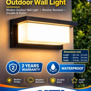 Garden lamp, outdoor facade wall lamp