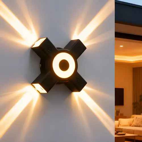 Akra 5W 4Gun Bubble Wall Lamp