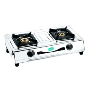 Wicks 2 Burner Stainless Steel Supreme Gas Cooker (72% + Gas Saving)